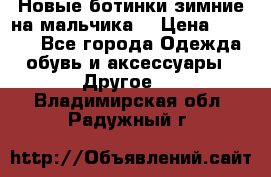 Новые ботинки зимние на мальчика  › Цена ­ 1 100 - Все города Одежда, обувь и аксессуары » Другое   . Владимирская обл.,Радужный г.